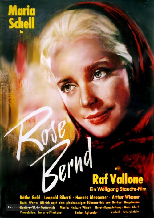 Rose Bernd - German Movie Poster