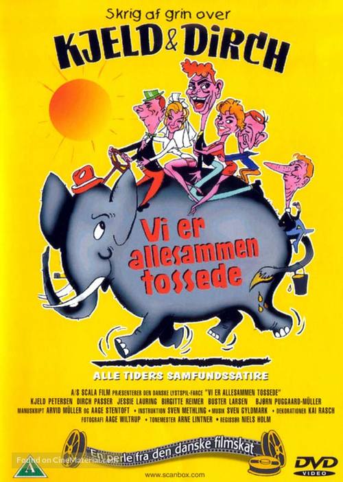 Vi er allesammen tossede - Danish DVD movie cover
