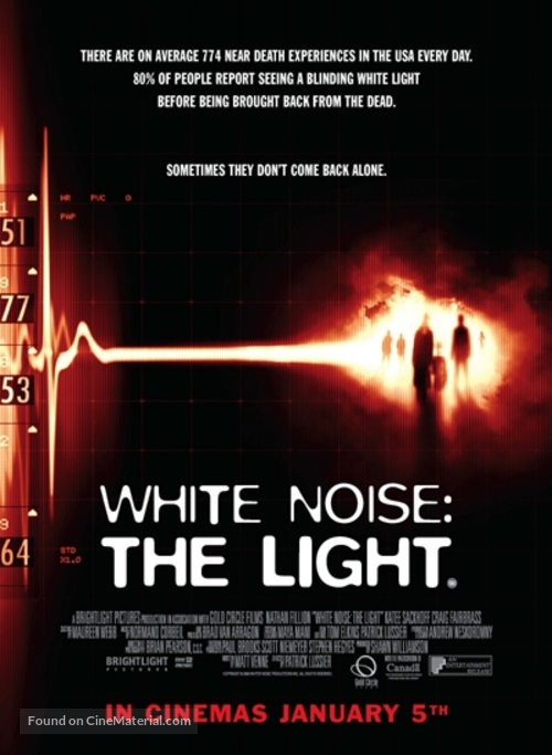 White Noise 2: The Light - British Movie Poster