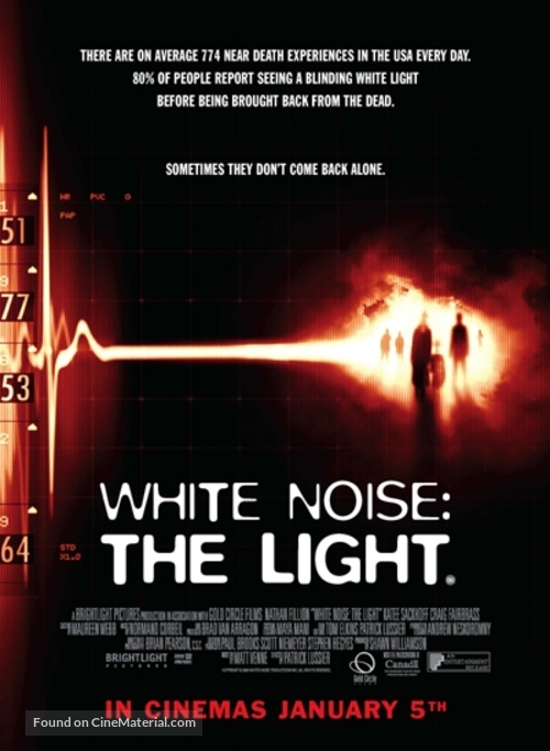 White Noise 2: The Light - British Movie Poster