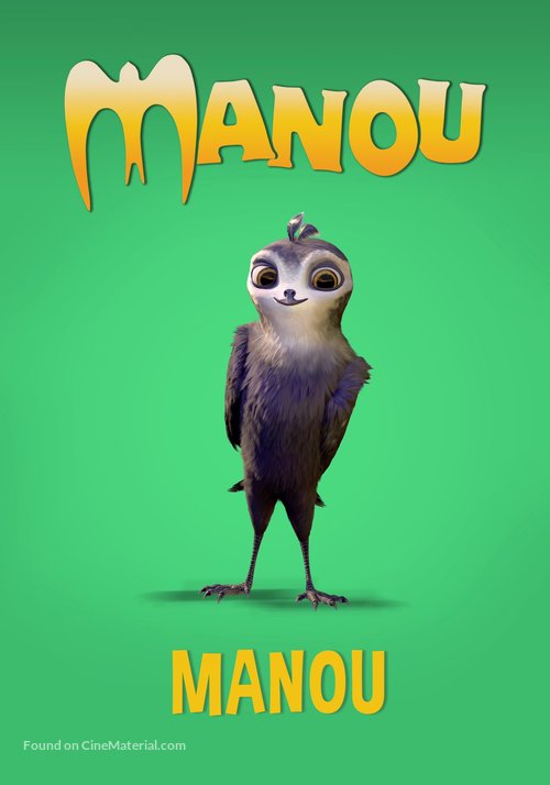 Manou the Swift - Spanish Movie Poster