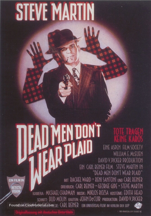 Dead Men Don&#039;t Wear Plaid - German Movie Poster