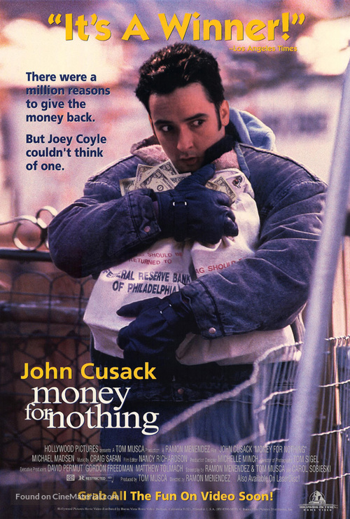Money for Nothing - Video release movie poster