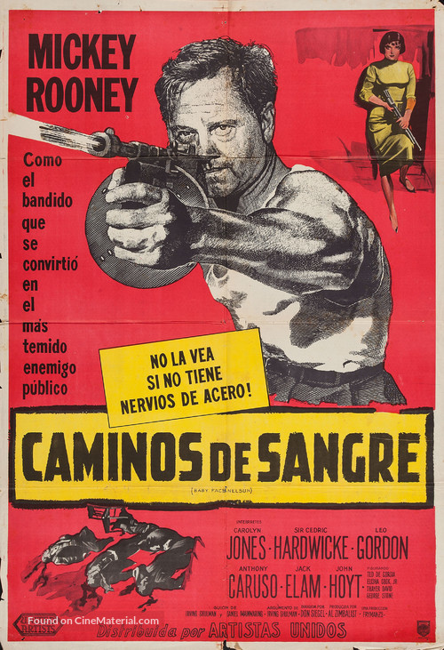 Baby Face Nelson - Argentinian Movie Poster