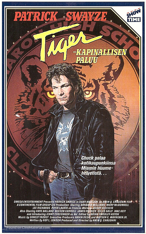 Tiger Warsaw - Finnish VHS movie cover