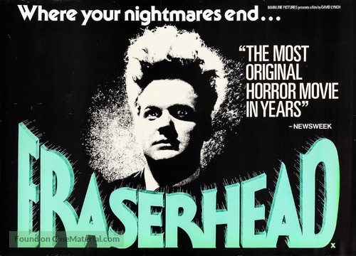 Eraserhead - British Movie Poster