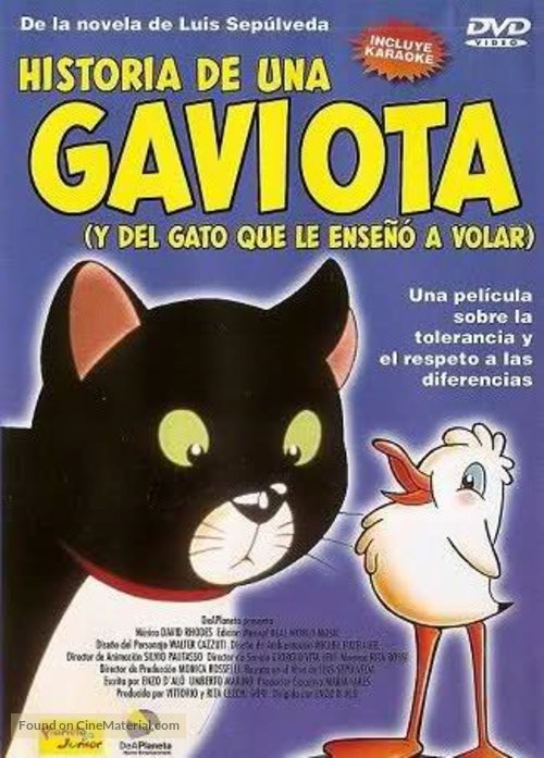 La gabbianella e il gatto - Spanish Movie Cover