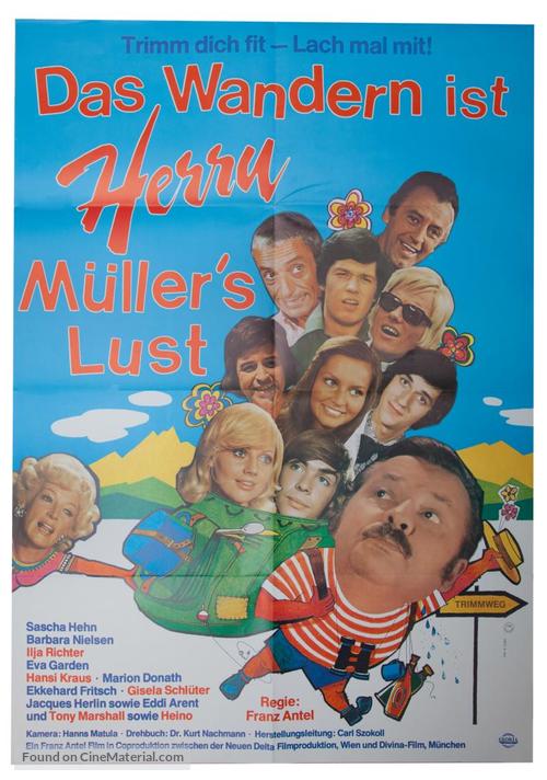 Das Wandern ist Herrn M&uuml;llers Lust - German Movie Poster