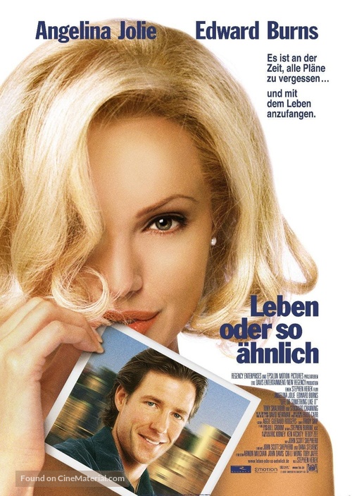 Life Or Something Like It - German Movie Poster