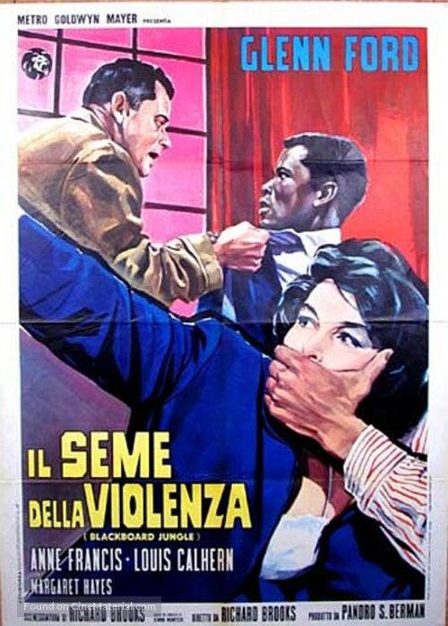 Blackboard Jungle - Italian Movie Poster