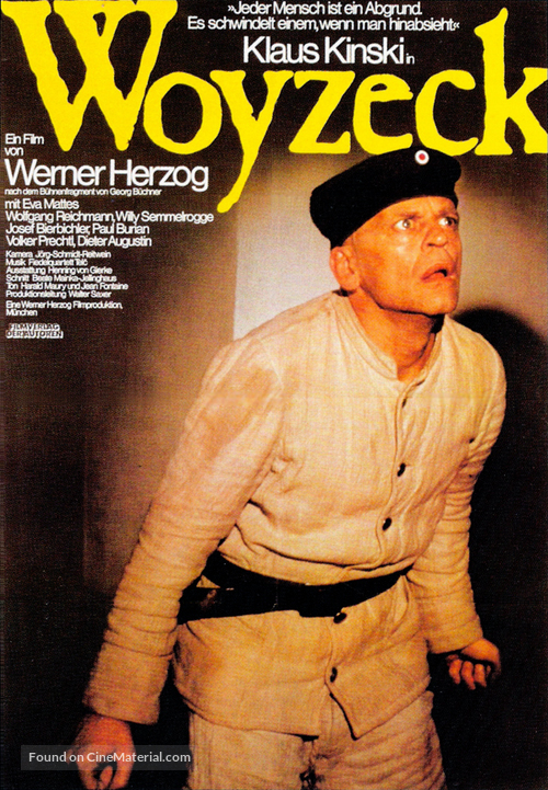 Woyzeck - German Movie Poster