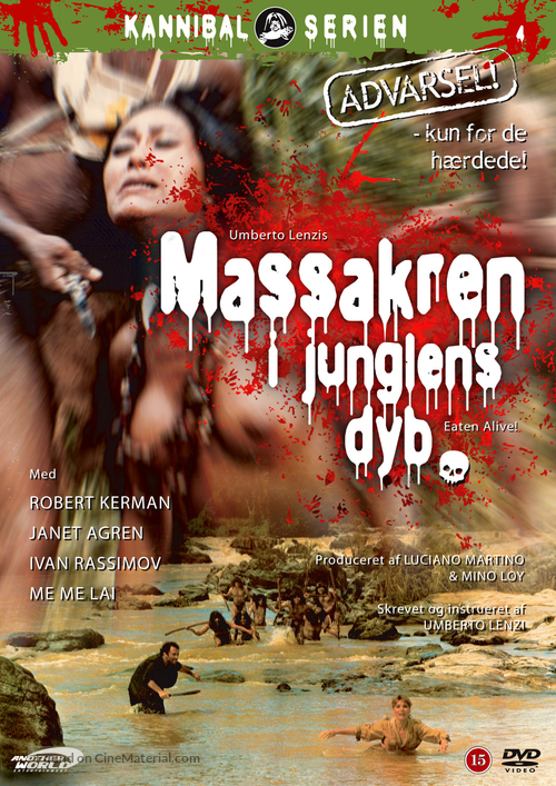 Mangiati vivi! - Danish DVD movie cover