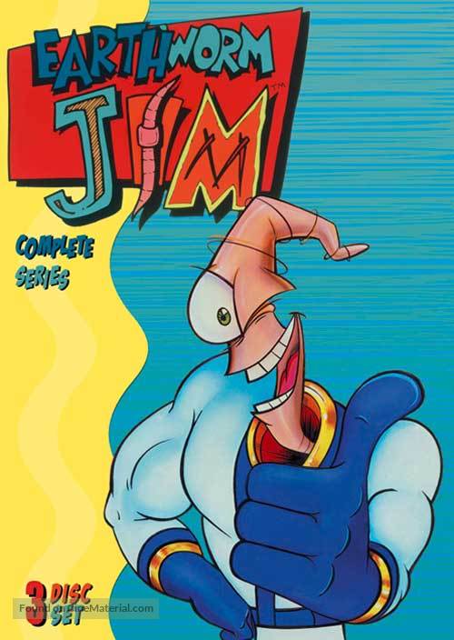 &quot;Earthworm Jim&quot; - Canadian DVD movie cover