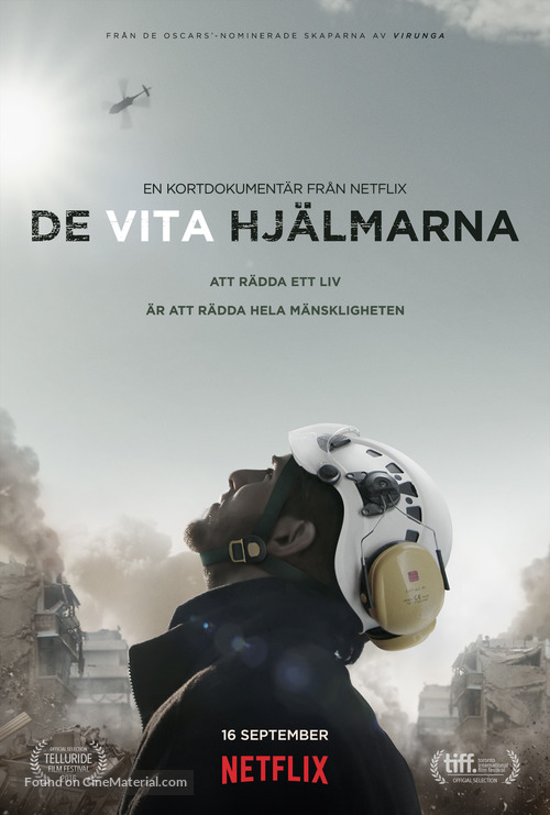 The White Helmets - Swedish Movie Poster