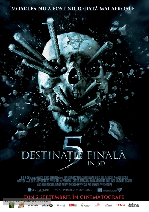 Final Destination 5 - Romanian Movie Poster