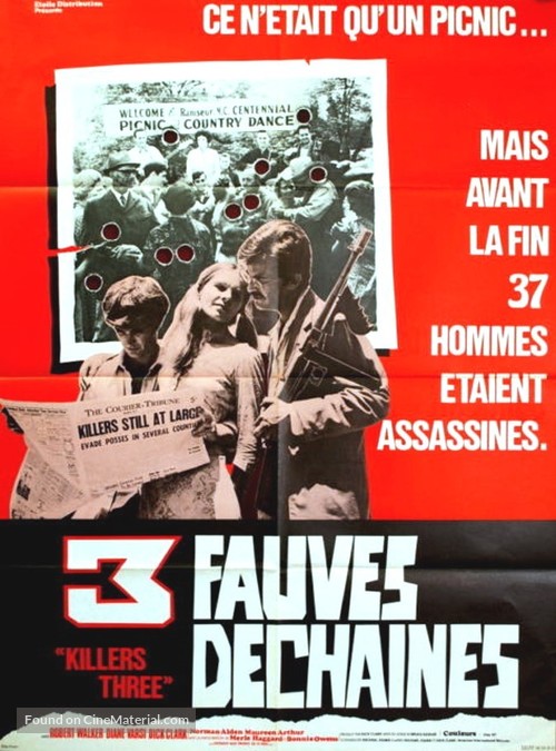 Killers Three - French Movie Poster