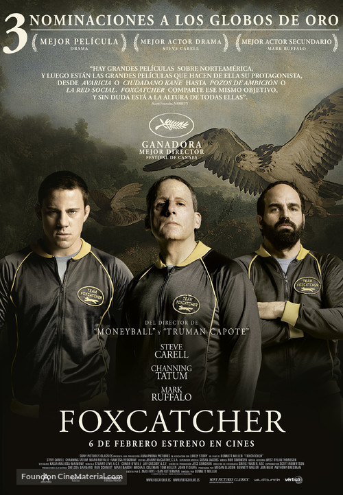 Foxcatcher - Spanish Movie Poster