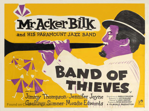 Band of Thieves - British Movie Poster