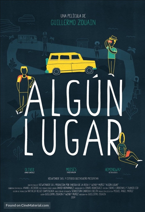 Alg&uacute;n lugar - Mexican Movie Poster