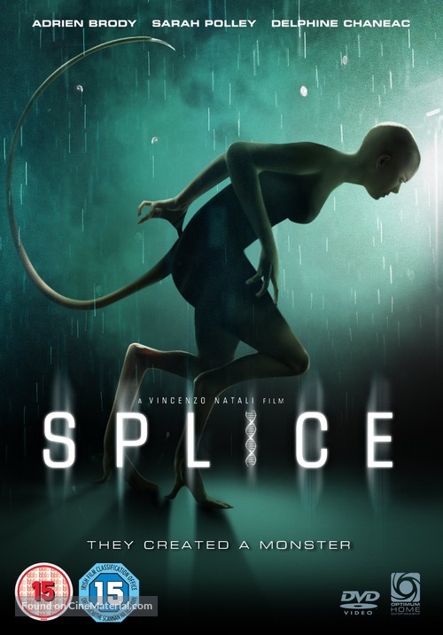 Splice - British Movie Cover