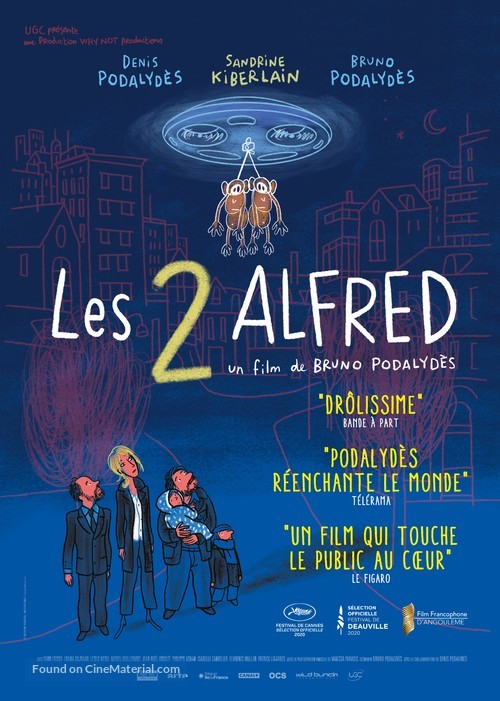 Les deux Alfred - French Movie Poster