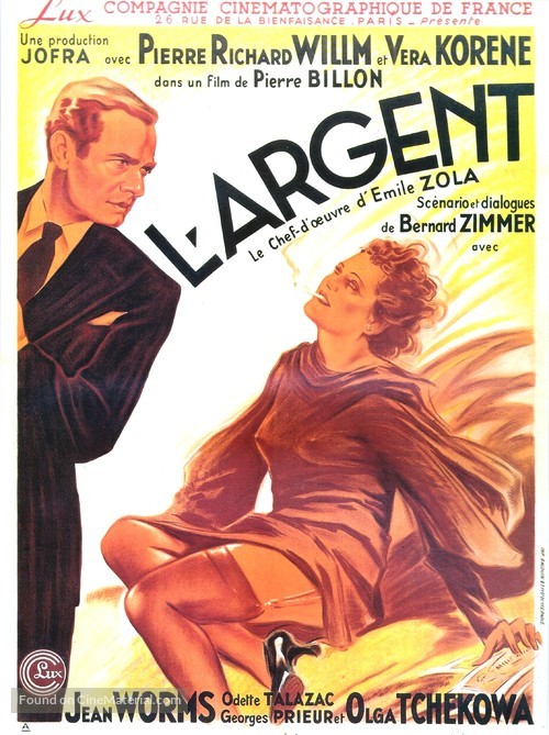 L&#039;argent - French Movie Poster