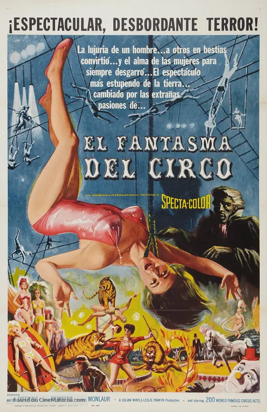 Circus of Horrors - Spanish Movie Poster