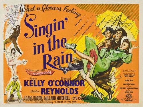 Singin' in the Rain - British Movie Poster