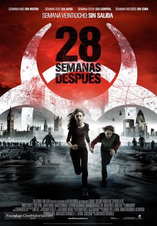 28 Weeks Later - Spanish Theatrical movie poster