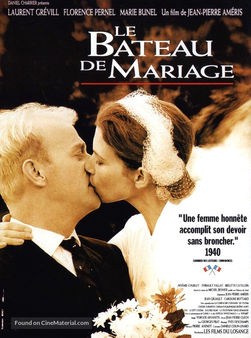 Le bateau de mariage - French Movie Poster