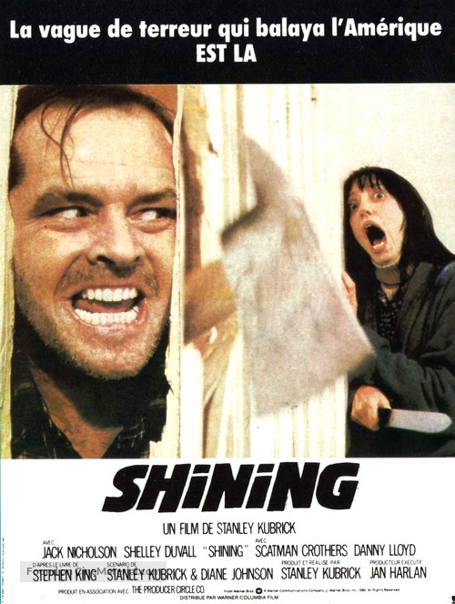 The Shining - French Movie Poster