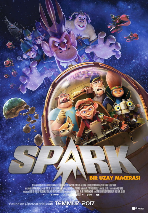 Spark: A Space Tail - Turkish Movie Poster