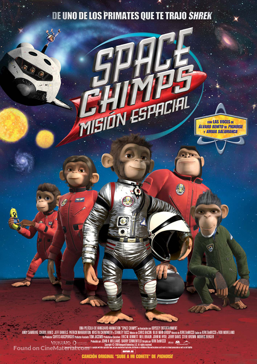 Space Chimps - Spanish Movie Poster