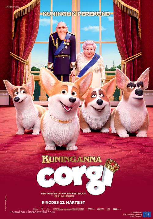 The Queen&#039;s Corgi - Estonian Movie Poster