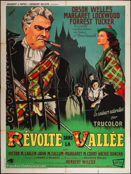 Trouble in the Glen - French Movie Poster