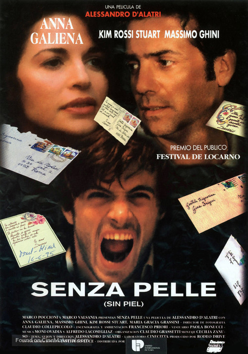 Senza pelle - Spanish Movie Poster