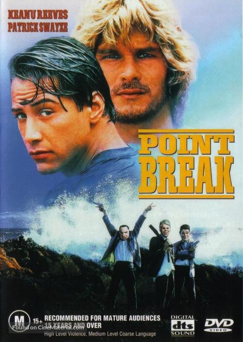 Point Break - Australian DVD movie cover