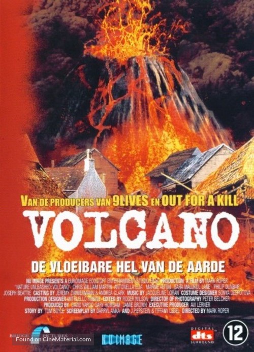 Nature Unleashed: Volcano - Dutch DVD movie cover