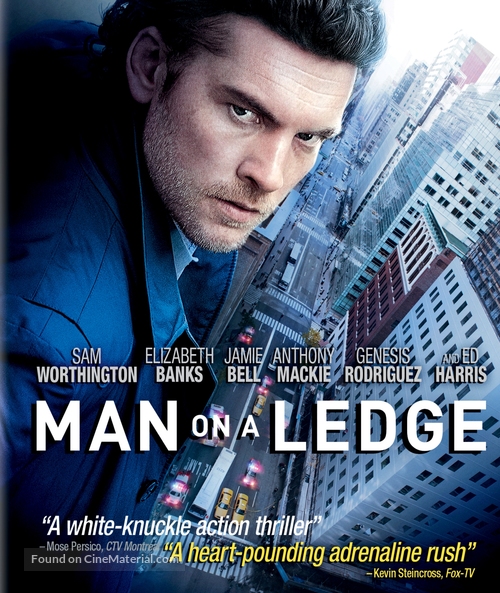 Man on a Ledge - Blu-Ray movie cover