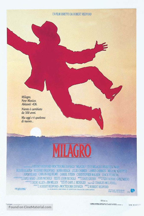 The Milagro Beanfield War - Italian Movie Poster