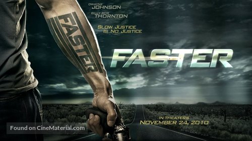 Faster - British Movie Poster