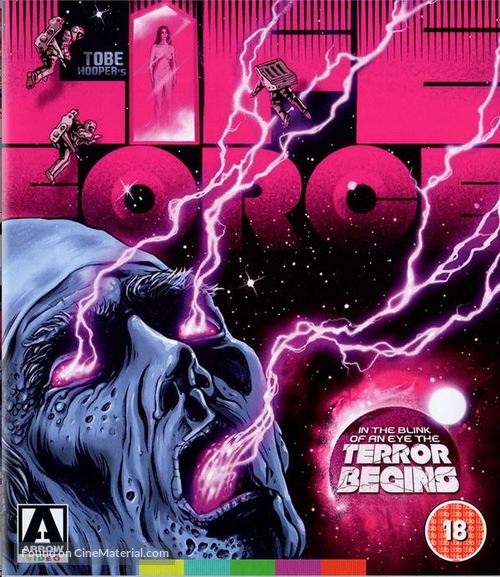 Lifeforce - British Blu-Ray movie cover