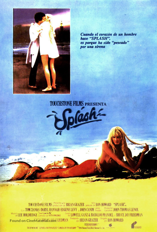 Splash - Spanish Movie Poster