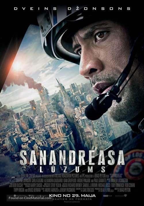 San Andreas - Latvian Movie Poster