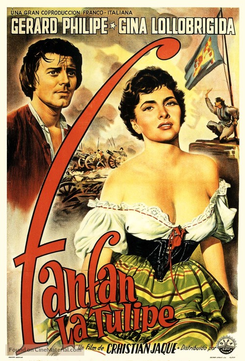 Fanfan la Tulipe (1952) Spanish movie poster