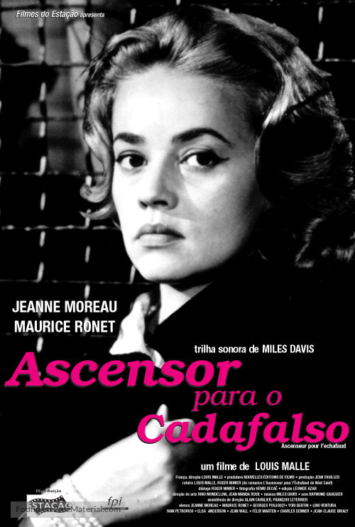 Ascenseur pour l&#039;&eacute;chafaud - Brazilian Movie Poster