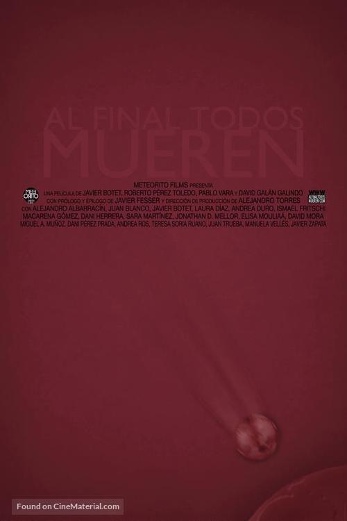 Al final todos mueren - Spanish Movie Poster