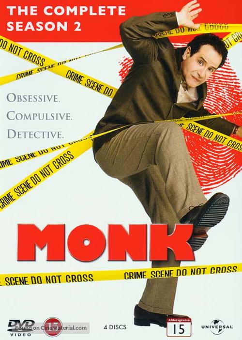 &quot;Monk&quot; - Danish DVD movie cover