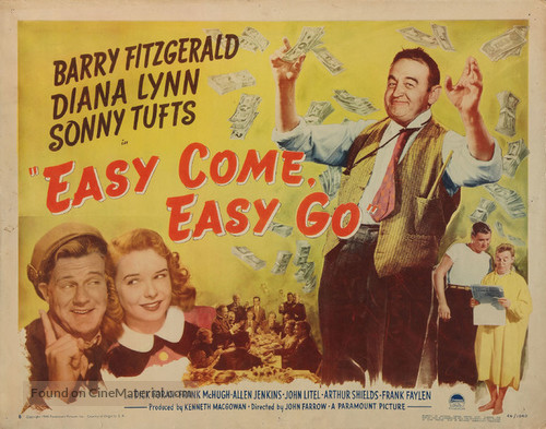 Easy Come, Easy Go - Movie Poster