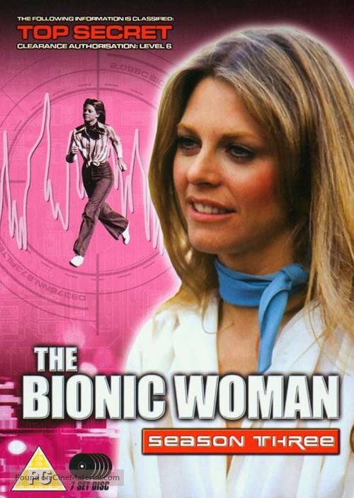 &quot;The Bionic Woman&quot; - British DVD movie cover